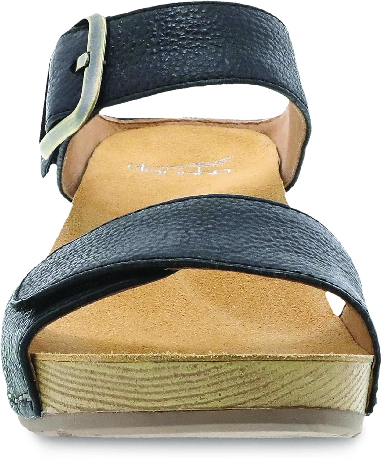 Dansko Tanya Slip-On Wedge Sandal for Women - Cushioned, Contoured Footbed for All-Day Comfort and Support - Hook & Loop Strap with Buckle Detail - Lightweight Rubber Outsole - Image 4