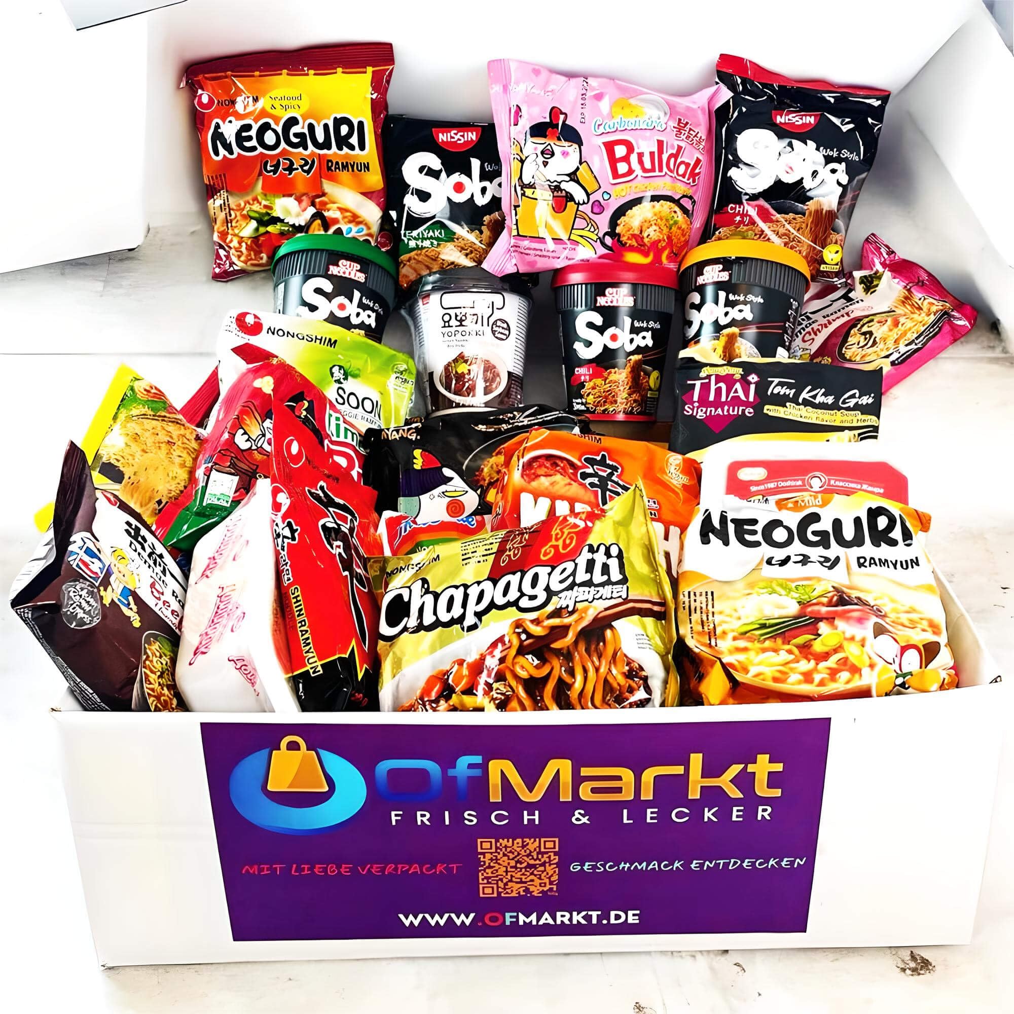 Internationale Noodles Set | 25 verschiedene Instant Nudeln aus aller Welt