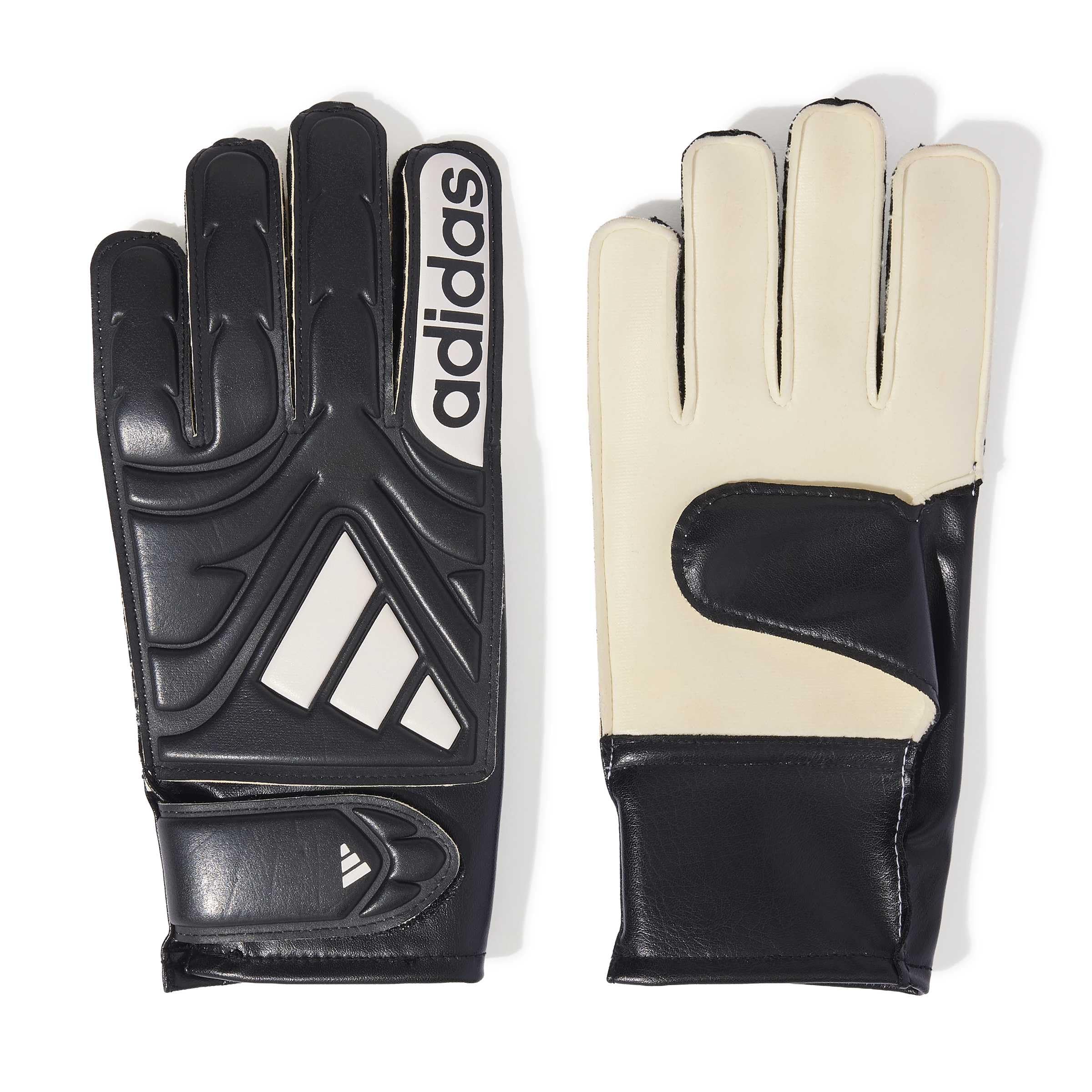 adidas Unisex Copa Goalkeeper Gloves Club Junior Gloves, black/white, 4