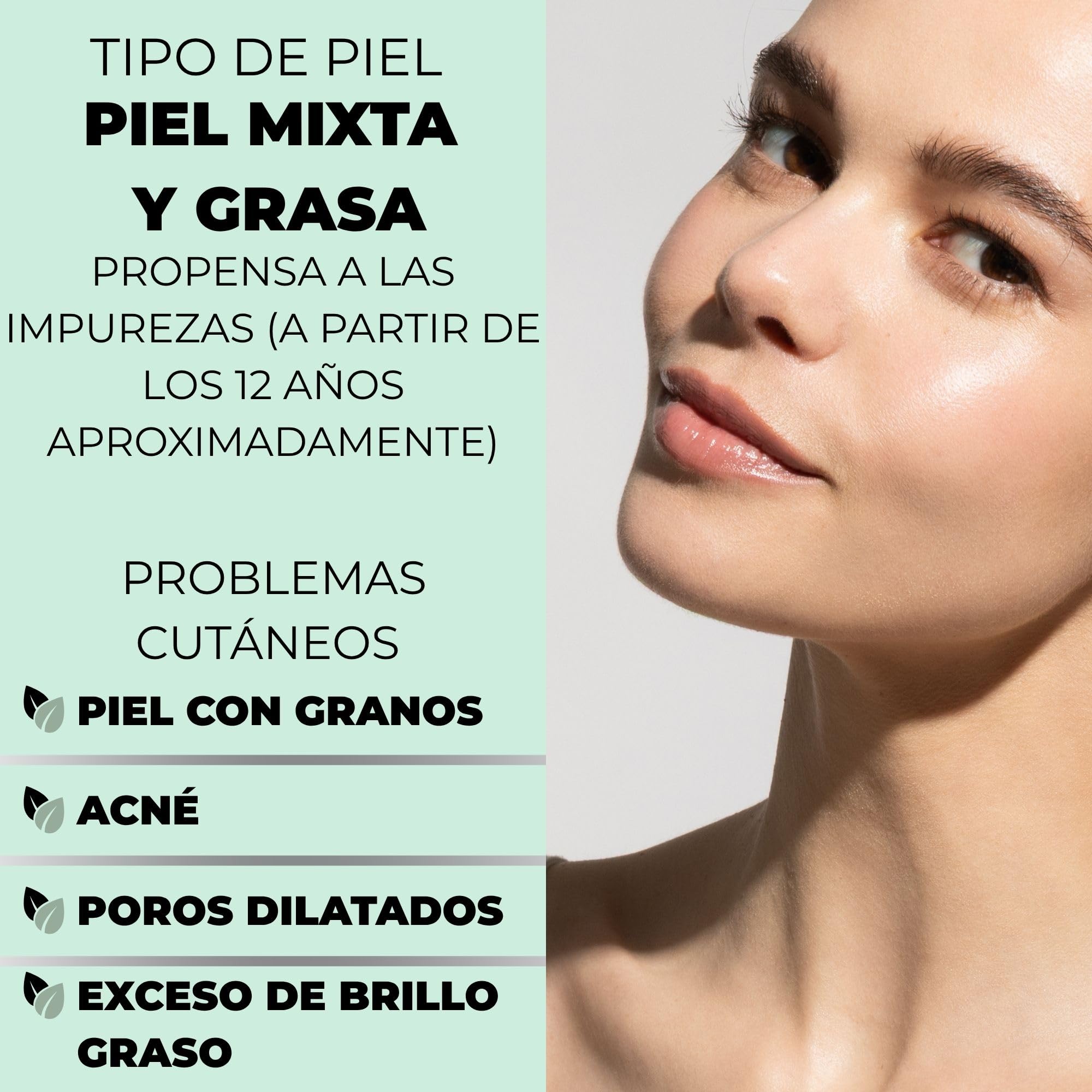 Afrodita Professional Niacinamida Gel limpiador para pieles grasas y mixtas, limpiador facial suave con ácido hialurónico, limpieza profunda de poros, 94% de origen natural, sin alcohol ni sulfatos