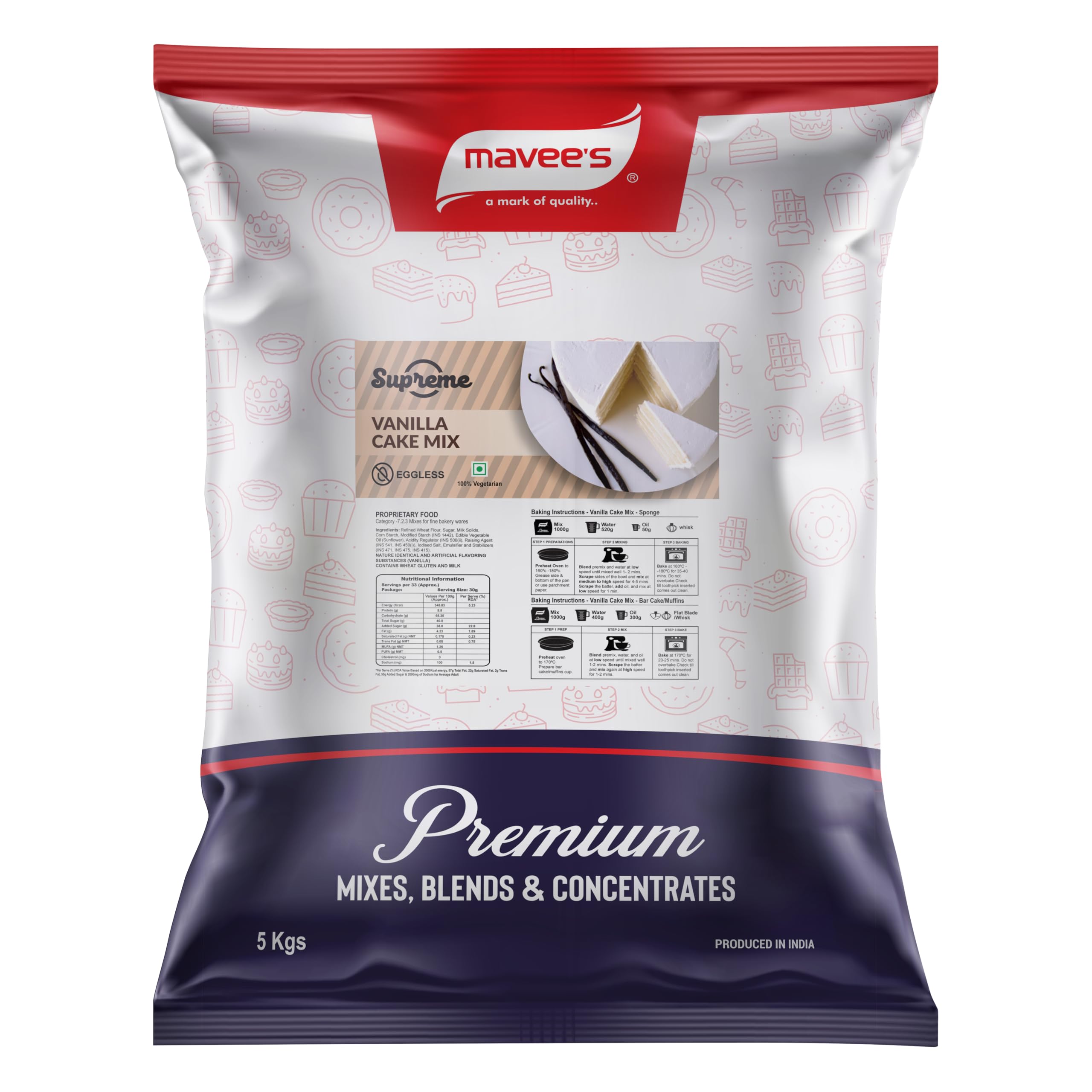 See full amazon price history chart for Supreme - Vanilla Cake Mix Eggless, Premium Baking solutions, 5Kg Supreme - Vanilla Cake Mix Eggless, Premium Baking solutions, 5Kg (B0C9X185FL) Amazon Price History, Amazon Price Tracker