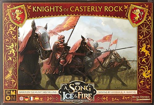 Una canción de hielo y fuego - Caja de unidades de juego de mesa Knights of Casterly Rock Juego de estrategia para adolescentes y adultos A partir