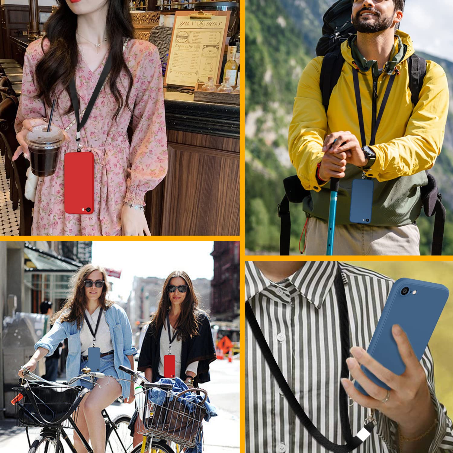 Funda compatible con Samsung Galaxy S9 de 5.8 pulgadas, funda protectora de cuerpo completo de silicona líquida suave al tacto, correa para el cuello, no amarillea, a prueba de caídas, funda
