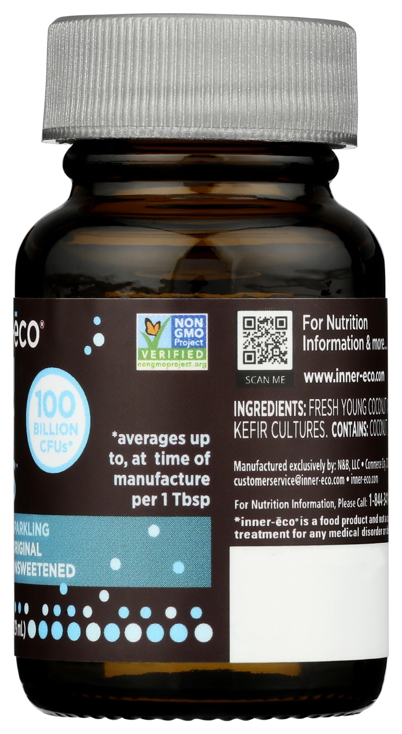 Amazon.com: Inner ECO Original Probiotic Coconut Water Shot, 1 FZ