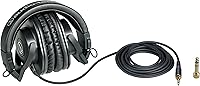 Vista 4 de Audio-Technica ATH-M30x Auriculares profesionales para monitor de estudio, color negro