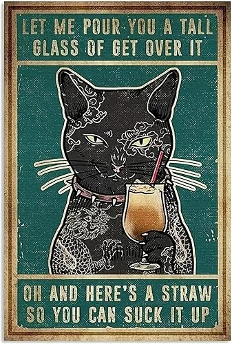 8 x 12 pulgadas, divertido gato DIY, pintura de diamante redondo, diamante completo, vintage, gatito, pintura de diamante al aire libre para el