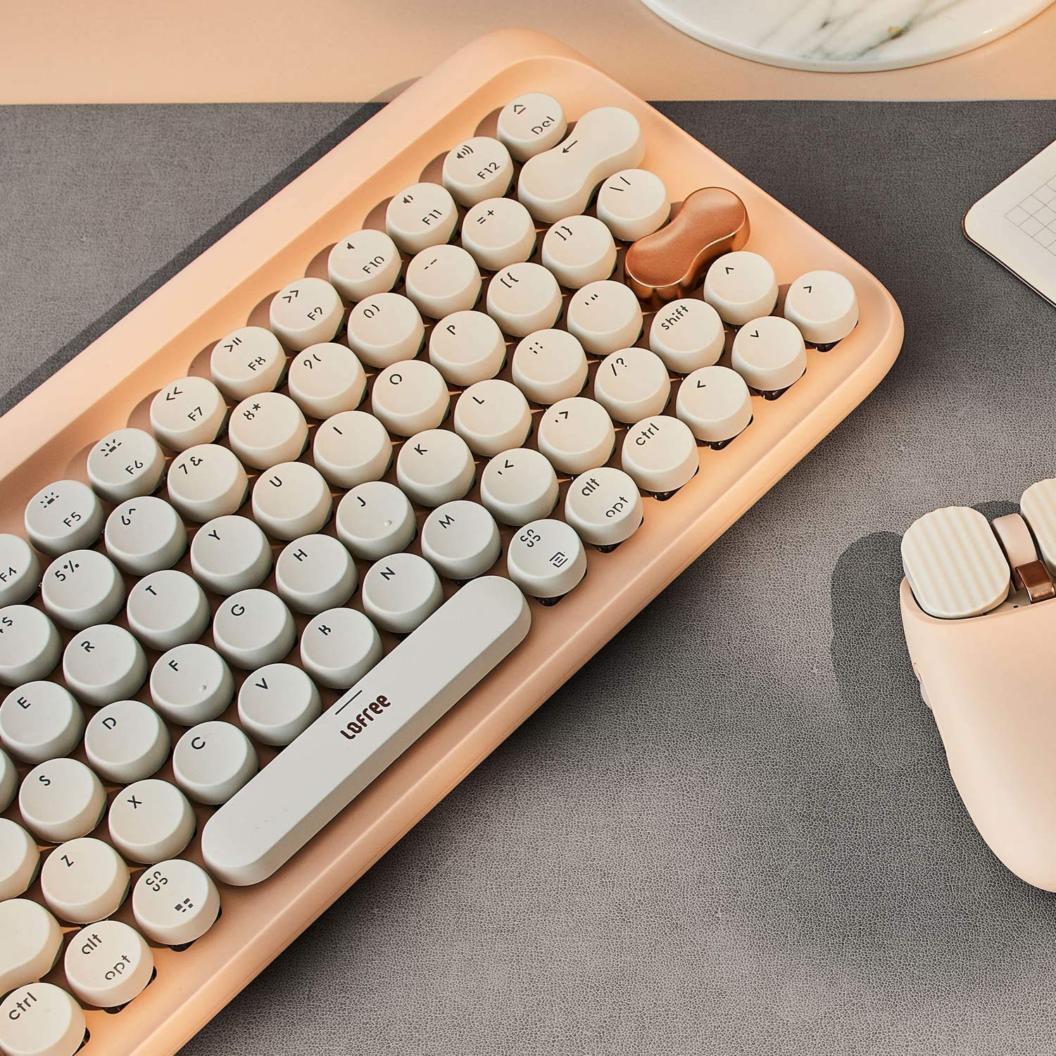 Amazon | 【Lofree専門店】 ワイヤレスキーボード Bluetoothキーボード