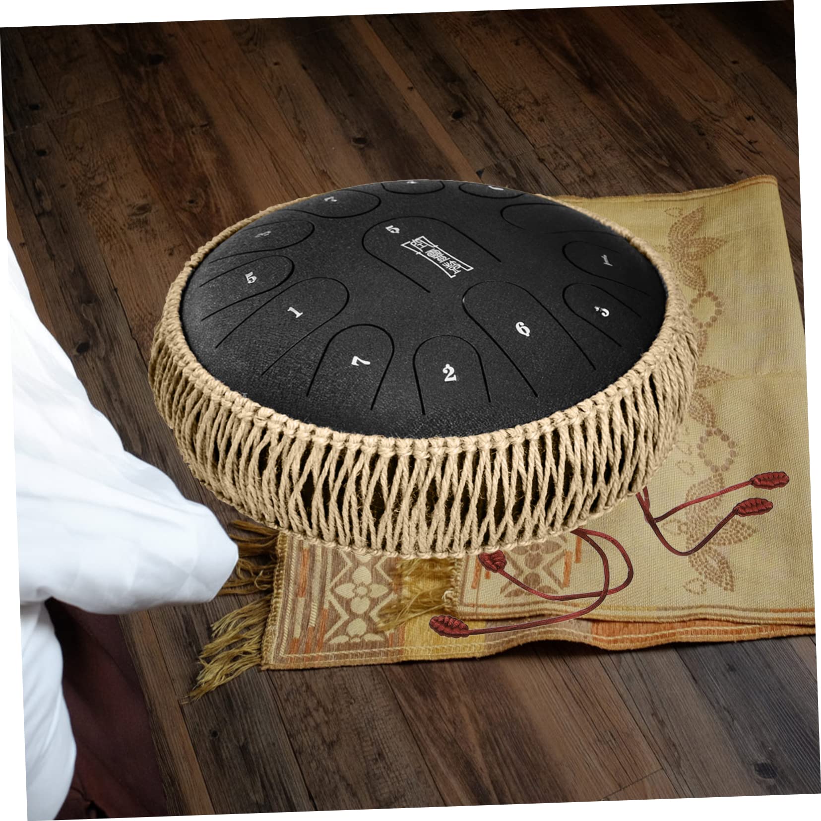 Abaodam 4 Piezas Protector De De Lengua De Acero Tapa Del De Lengua Suministros De Tambores Etéreos Cuerda Para Etéreo Lanzamiento De Caja Cuerda De Yellow