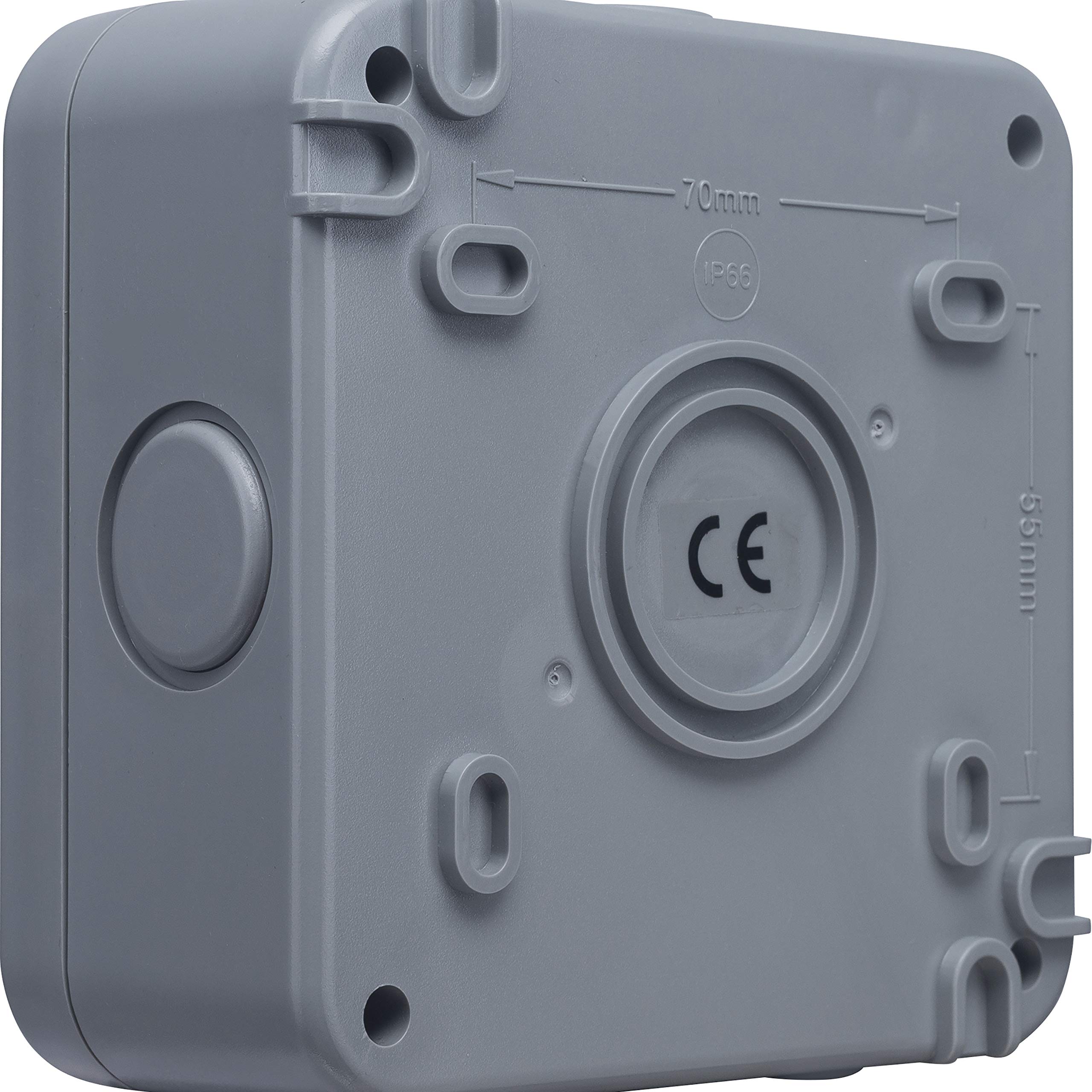 BG Electrical WPJB Outdoor Weatherproof Junction Box, 5 Pole Terminal