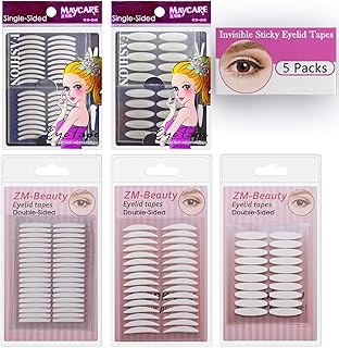 1080Pcs Premium Quality Natural Invisible Single Side Eyelid Tape Stickers Medical-use Fiber Eyelid Lift Strip, Instant Eye Lift Without Surgery, Perfect for Uneven Mono-Eyelids