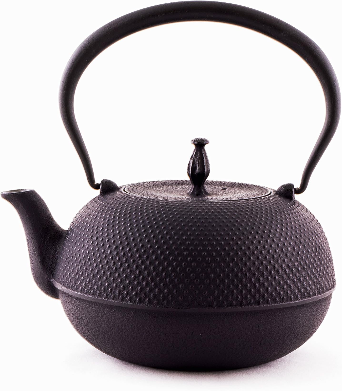 teayumi JAPAN Arare Higashi Teapot Cast Iron 1.2 L Black