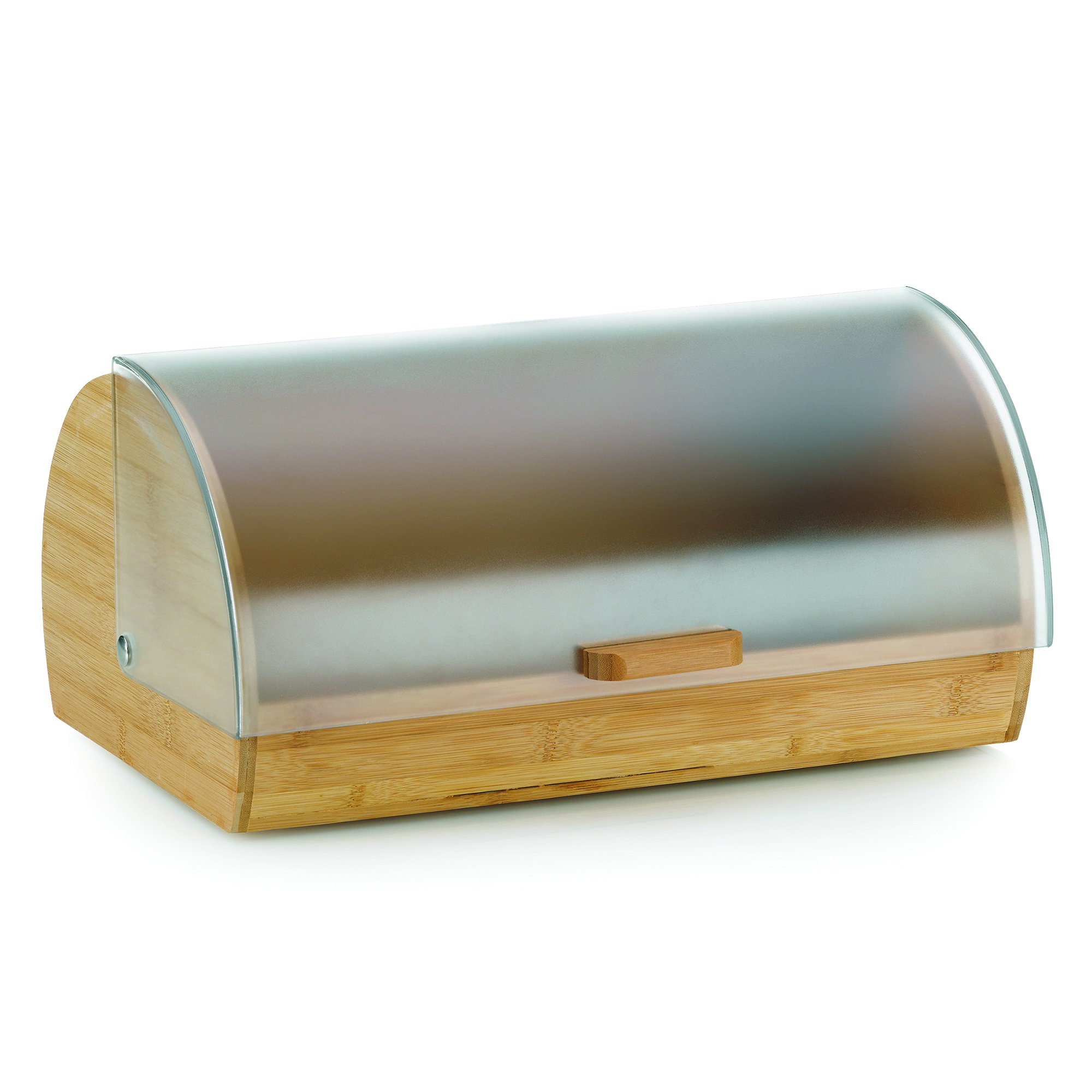 kela Brotkasten Bambus mit Lüftungslöcher 39x25x19cm, Brotbox mit Klappdeckel, KATANA, Brotaufbewahrung