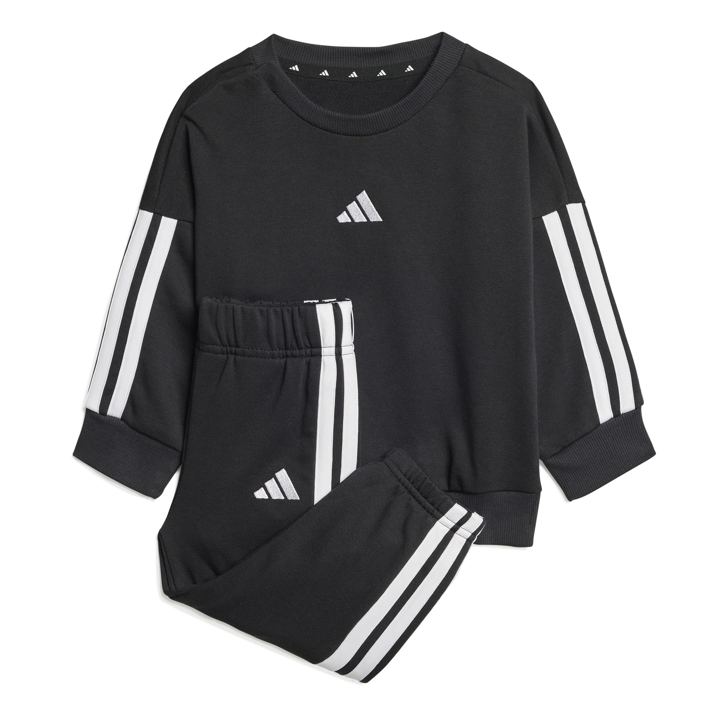 adidas Mixte bébé Essentials Jogger Track Suit, black/white, 12-18 Months