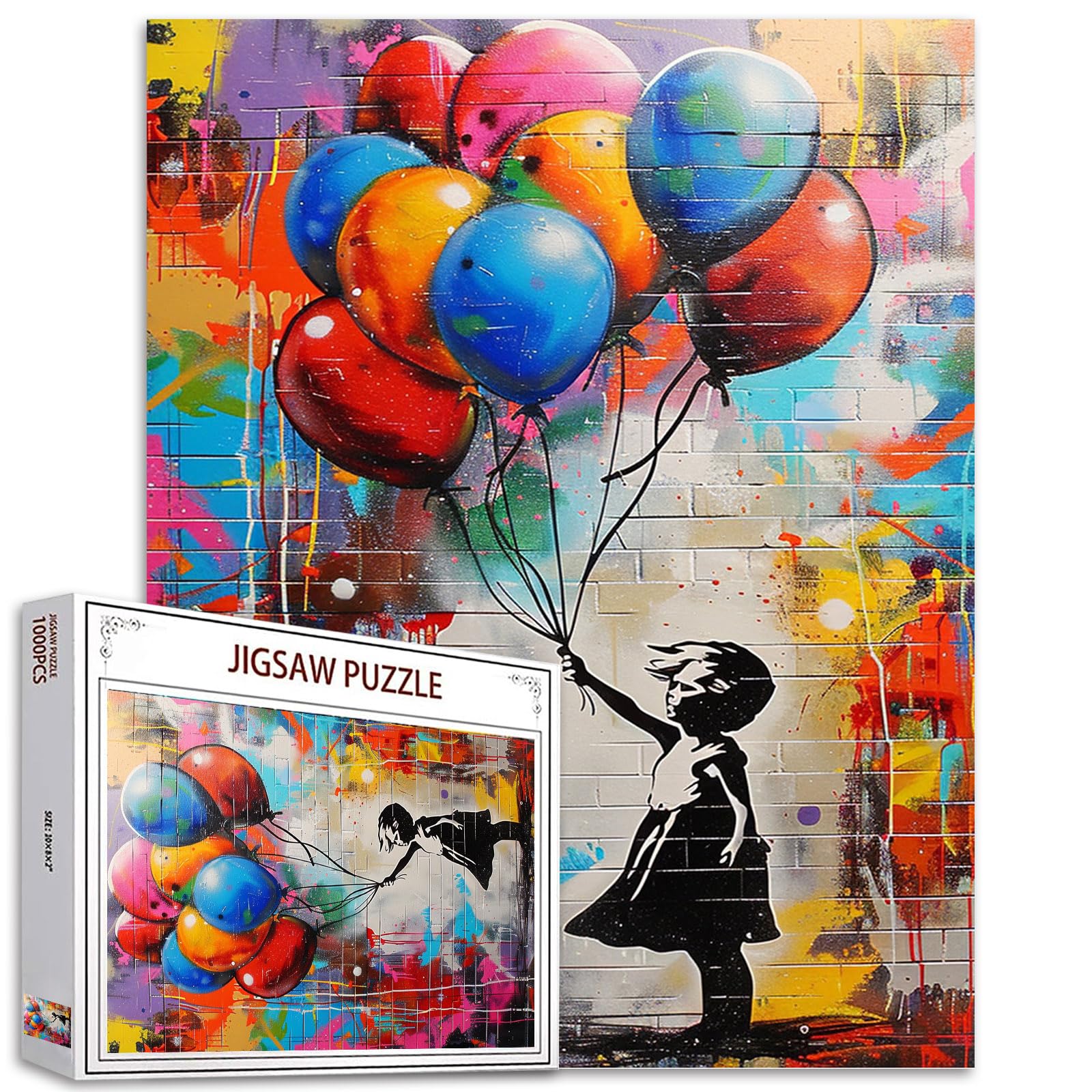 Tucocoo Puzzle de 1000 piezas para adultos, diosa del mar, pintura, rompecabezas, hadas abstractas, rompecabezas de 1000 piezas para desafiantes juegos de actividades familiares, océano, luz de luna — view 22
