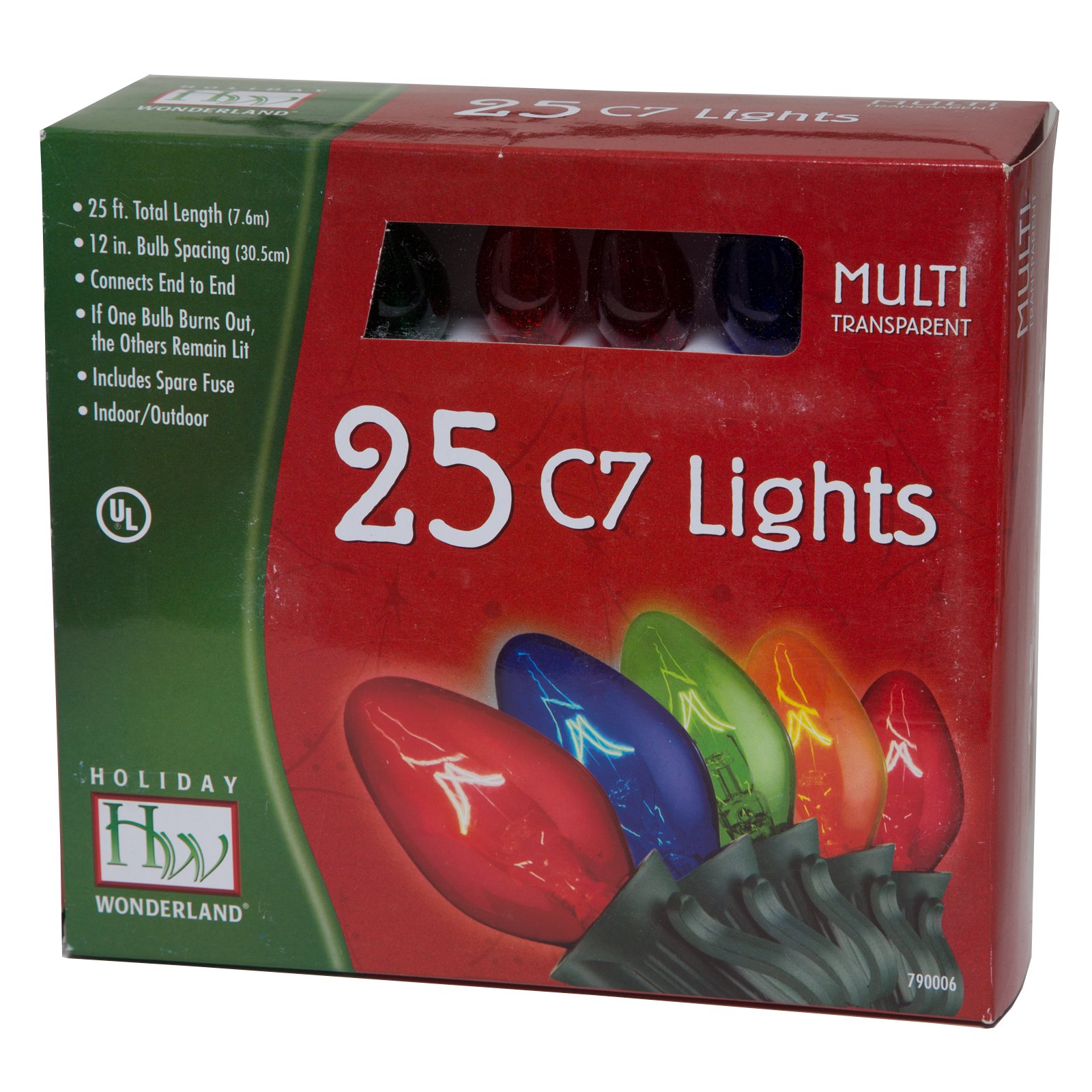 Amazon.com: Holiday Wonderland, 25 Count C7 Multi Color