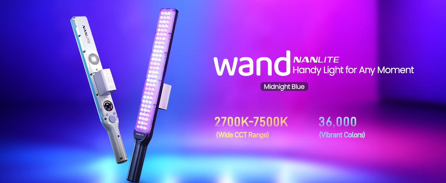 Amazon.com : NANLITE Wand RGBW LED Light Stick 2700–7500K Bi-Color