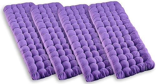 Miniatura 13 de Zone Tech - Cubrecolchón para catre de camping de alta calidad, cómodo y grueso, de algodón, ligero, impermeable, para adultos y niños