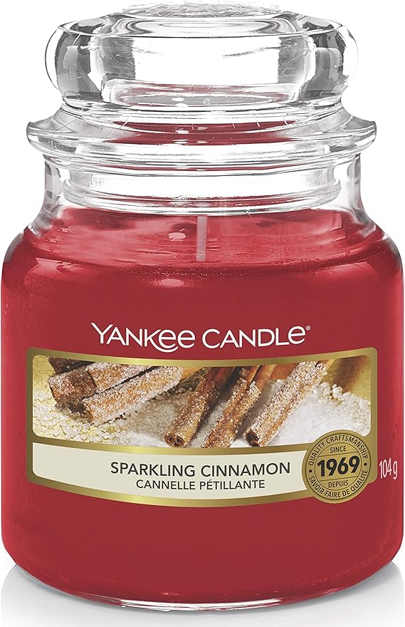 YANKEE CANDLE Sparkling Cinnamon Small Jar Candle Home