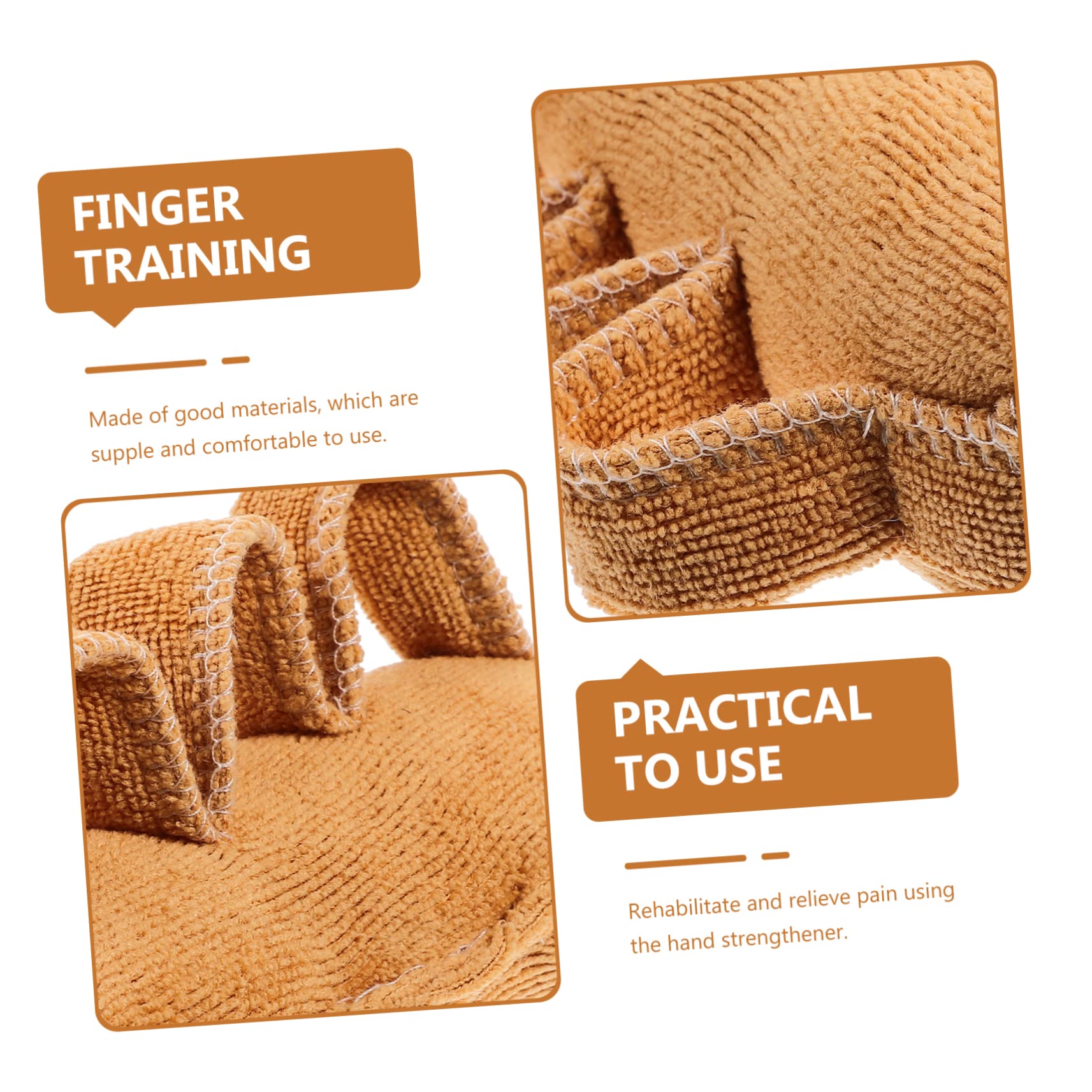 BEBEMOKO Strengthen Finger Exerciser Palm Protector Pad for Patient Wrist Exerciser Strengthener Finger Separ