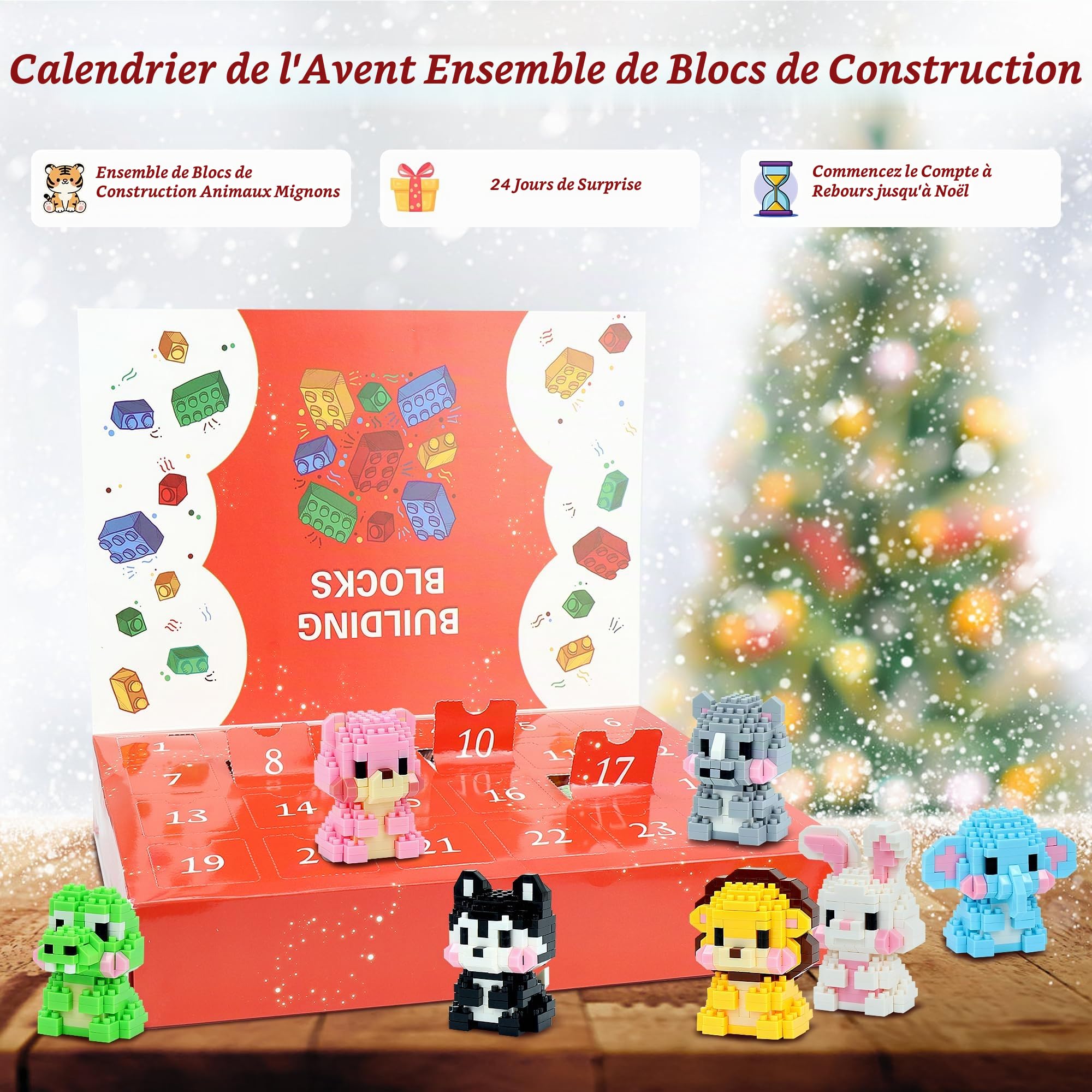 24 Jours Calendrier de L'avent 2026 Enfant