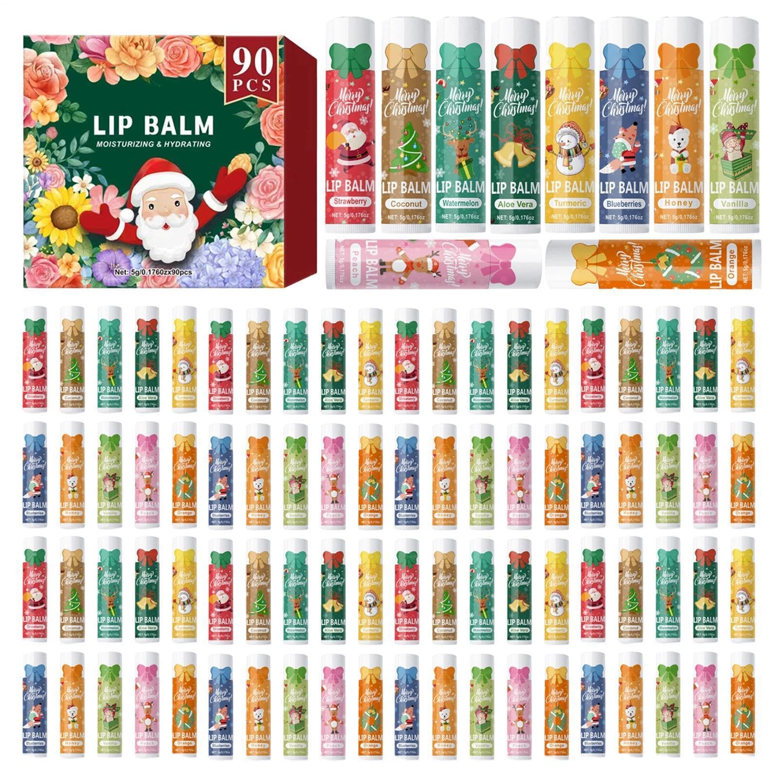 Balsamo Per Labbra Idratante 90 Pezzi Di Stick Per Cura Idratante | Cura Quotidiana Labbra Per Donne, Uomini, Viaggio, All Aperto, Posto Di Lavoro, Festa, Serata Romantica, Raduno Sociale,