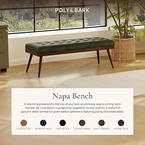 Vista 193 de Poly and Bark - Otomano de napa