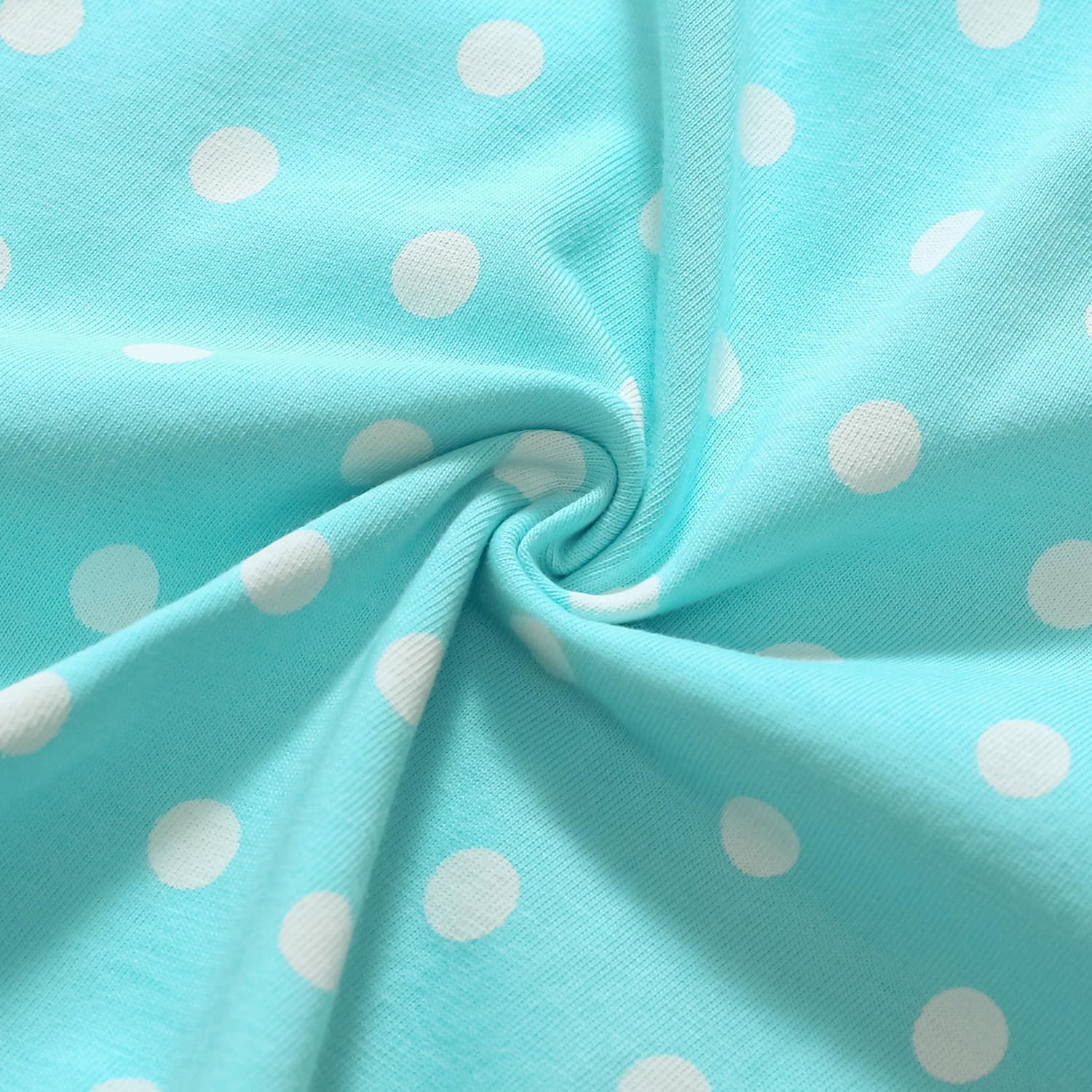 FreeLu Toddler Girls Cotton Summer Short Sleeve Dress Cartoon Print Casual Jersey Dresses - Image 7