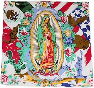 Novelty Bandanas 100% Cotton By The Dozen (MARIA, 22 X 22 in)