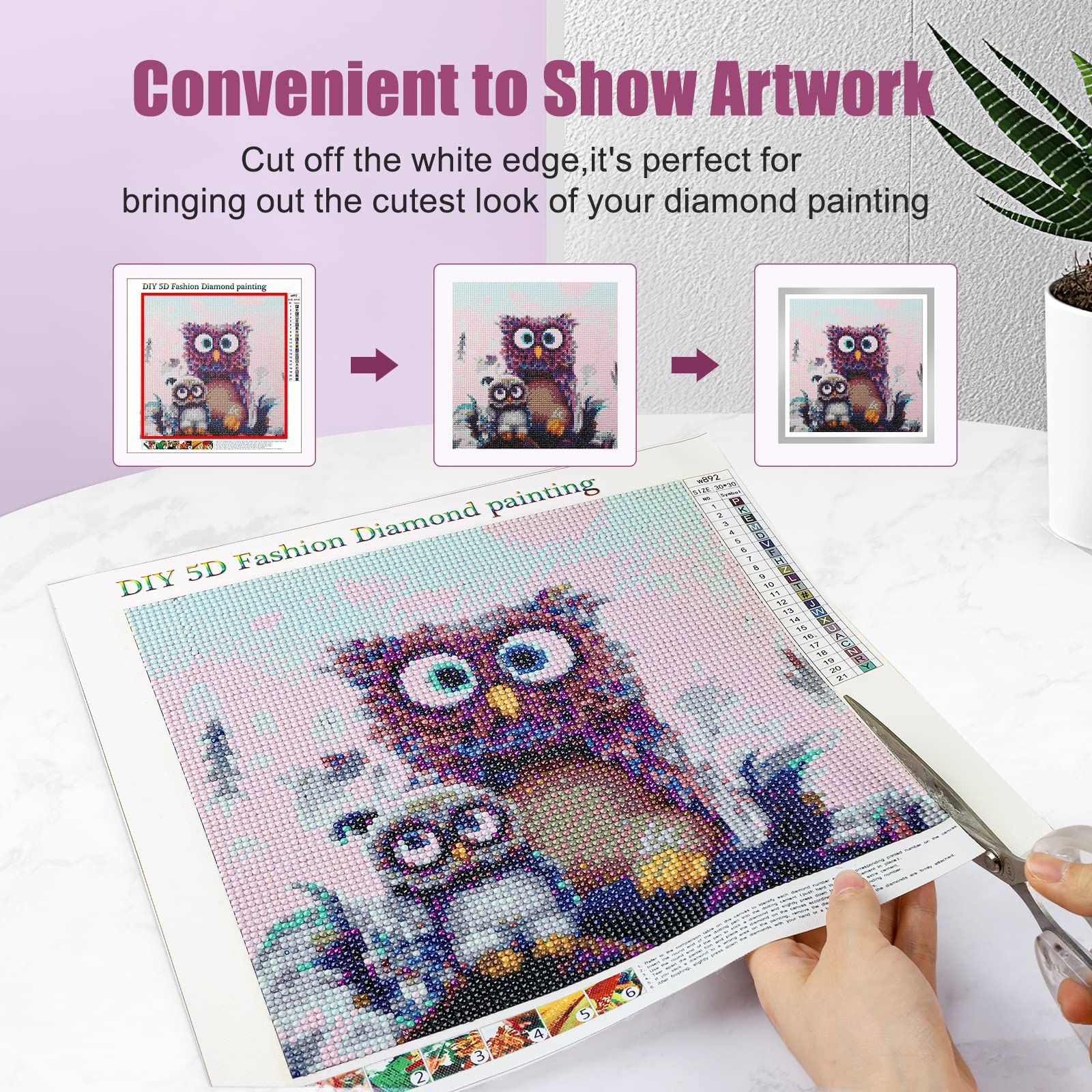 Pack De 2 Marcos Magnéticos Para Pinturas De Diamantes 30x30 Cm - Adhesivo, Reutilizable, Sin Necesidad De Taladrar, Plata