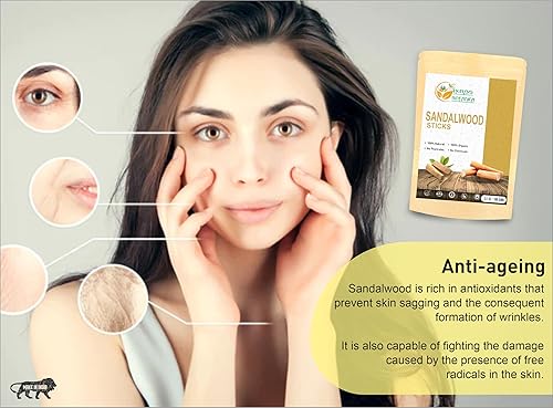 Miniatura 6 de Herbs Botanica Palitos de sándalo Natural Chandan Ki Lakdi Sagrado Sándalo Palitos de Sándalo Aromatic Bliss Spiritual Serenity Inciense Havan,