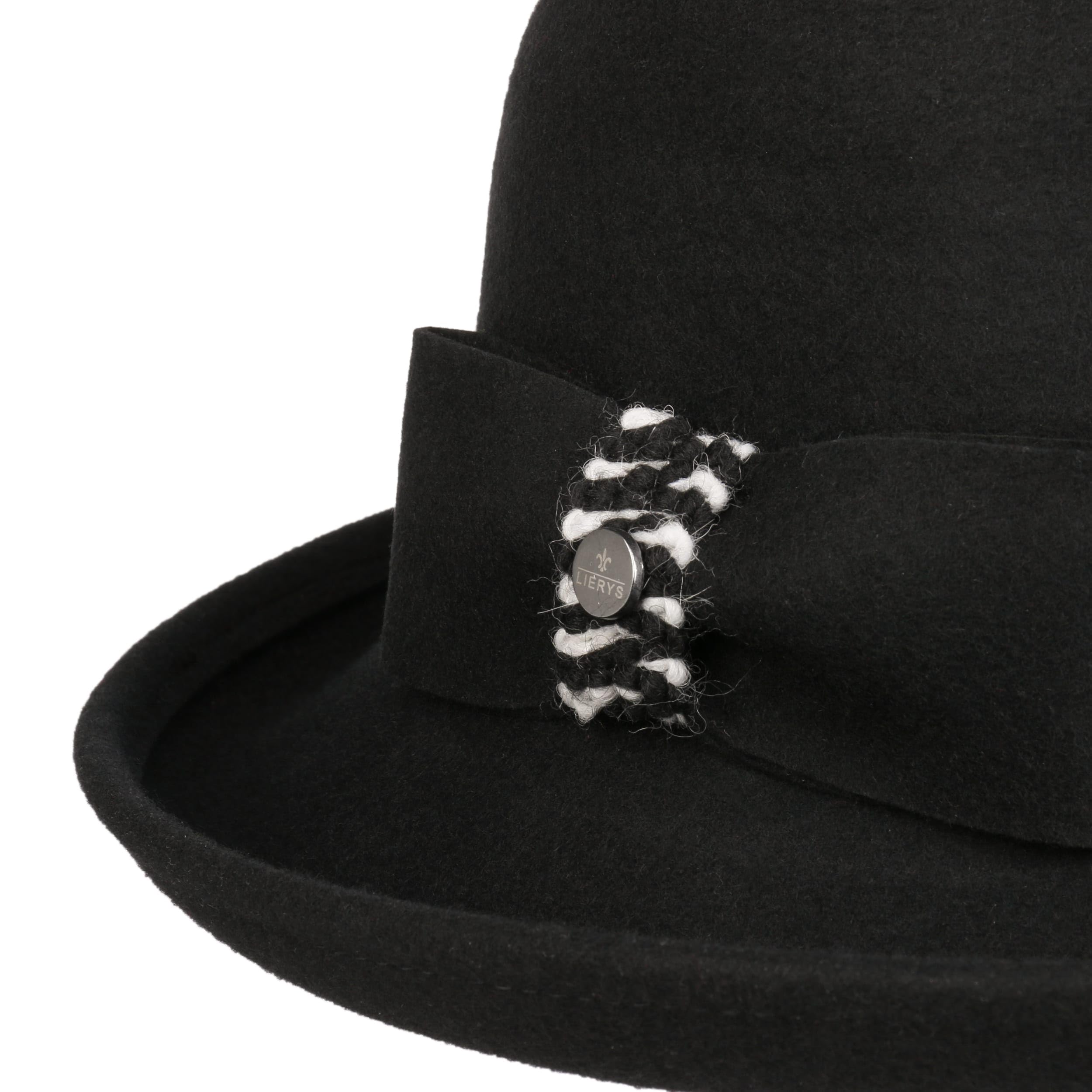 LIERYS Laretta Wollhut Damenhut Garniturband Made in Italy Herbst