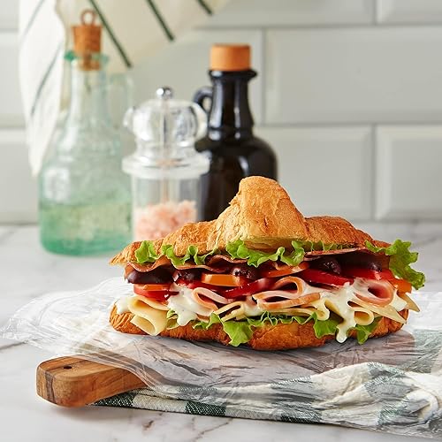 Miniatura 8 de APQ Deli - Hojas de plástico de 15 x 10.75 pulgadas, paquete de 1000 hojas de plástico precortadas transparentes, impermeables, para panadería y