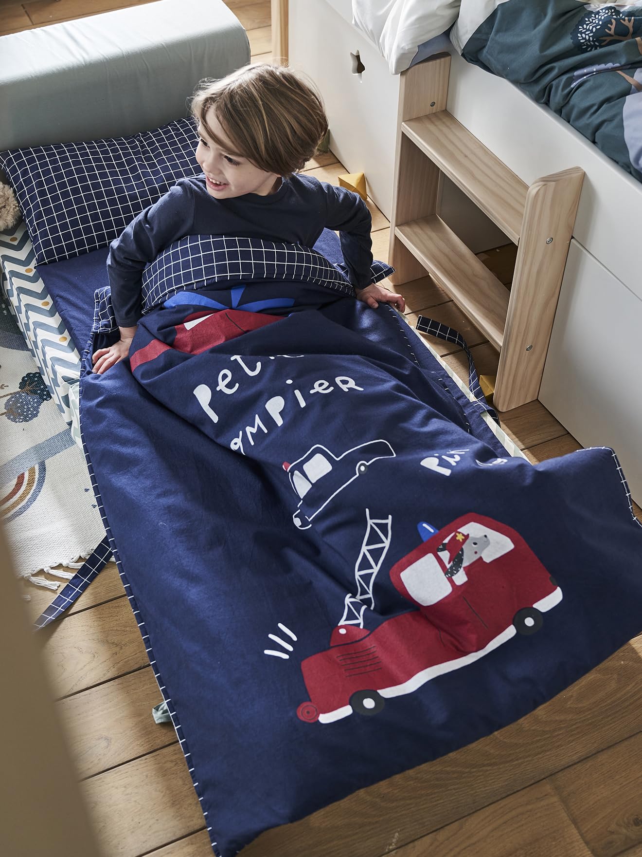 VERTBAUDET Couchage de Sieste Maternelle MINILI® Pompier