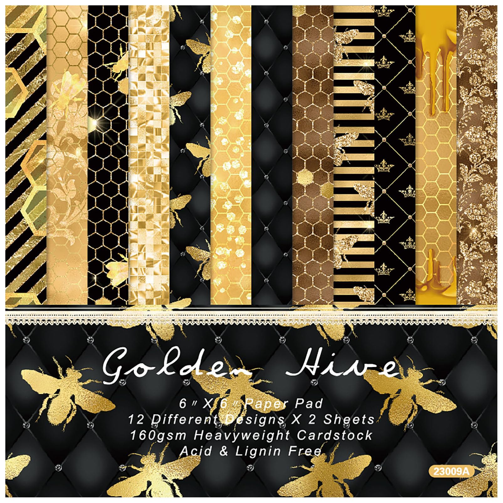 Papel para álbumes de recortes, Paquete de papel for álbumes de recortes de 6" x 6", papel con estampados, 48 ​​hojas, cartulina con impresiones de frutas de una sola cara, 12 diseños, papel decorativ