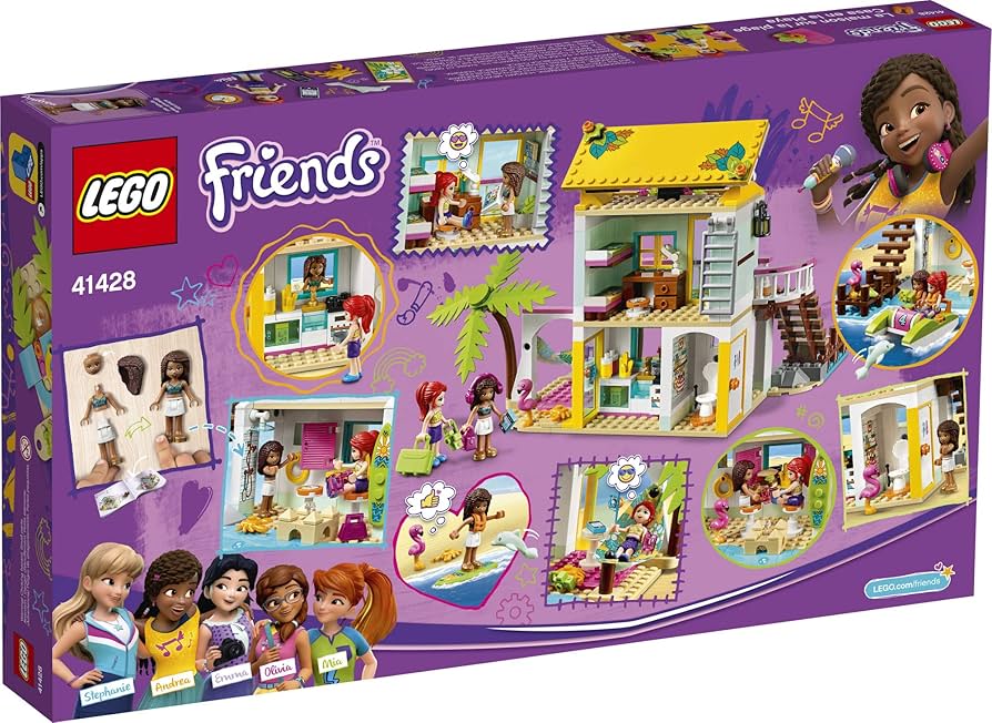 レゴ フレンズ 41428 ハッピー ビーチハウス Amazon.com: LEGO Friends Beach House 41428 Building Kit