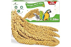 Caiyun Manor Sun Dried Bird Millet Spray - Natural Millet Flowers