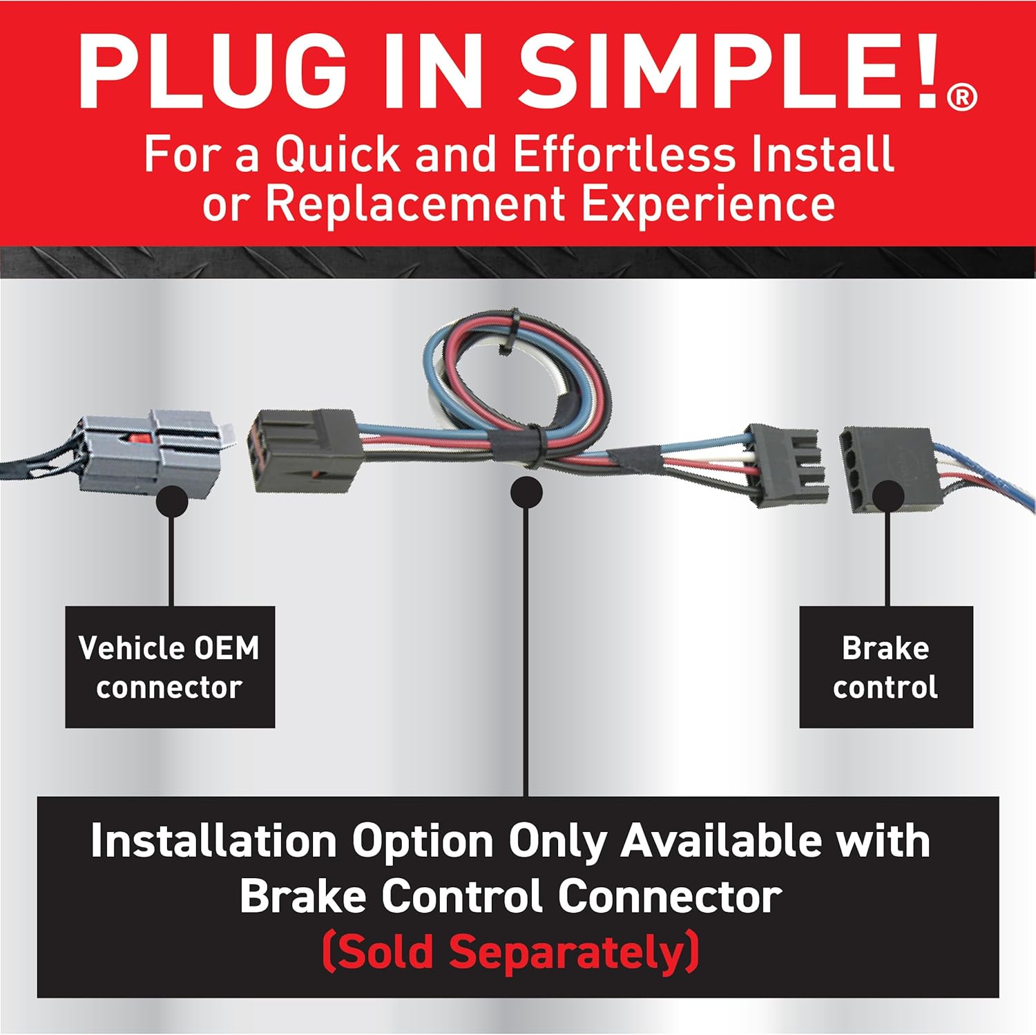Hopkins Towing Solutions 47225 Brake Force Plug-in Simple Brake Control
