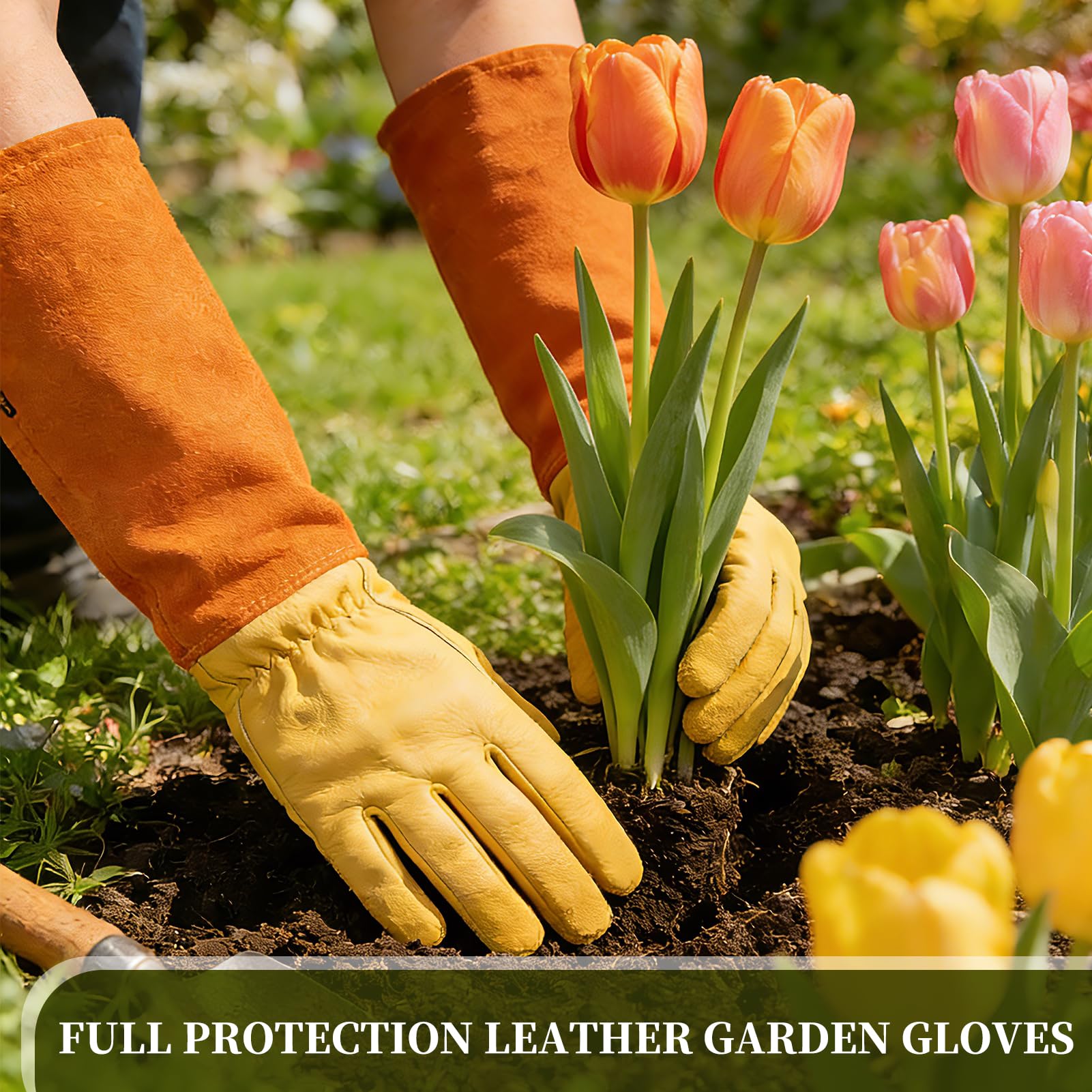 Acdyion Gardening Gloves for Women/Men Rose Pruning Thorn&Cut Proof Garden Glove