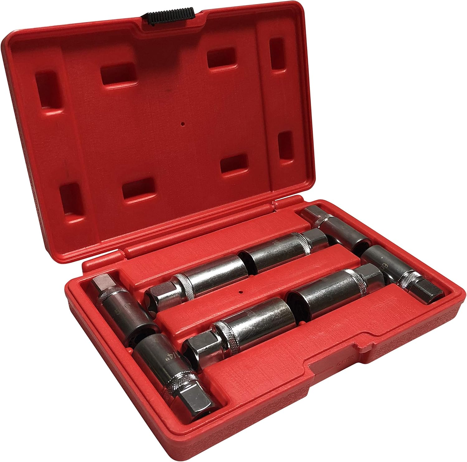 8-Piece Broken Bolt Extractor Seized Stud Puller (SAE and Metric)