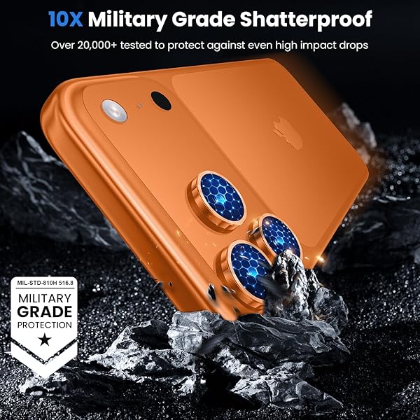 WSKEN for iPhone 17 Pro/iPhone 17 Pro Max Camera Lens Protector - [Original Shooting Mode] Shatterproof Metal HD Tempered Glass Camera Screen Protector Cover Film for iPhone Accessories - 5