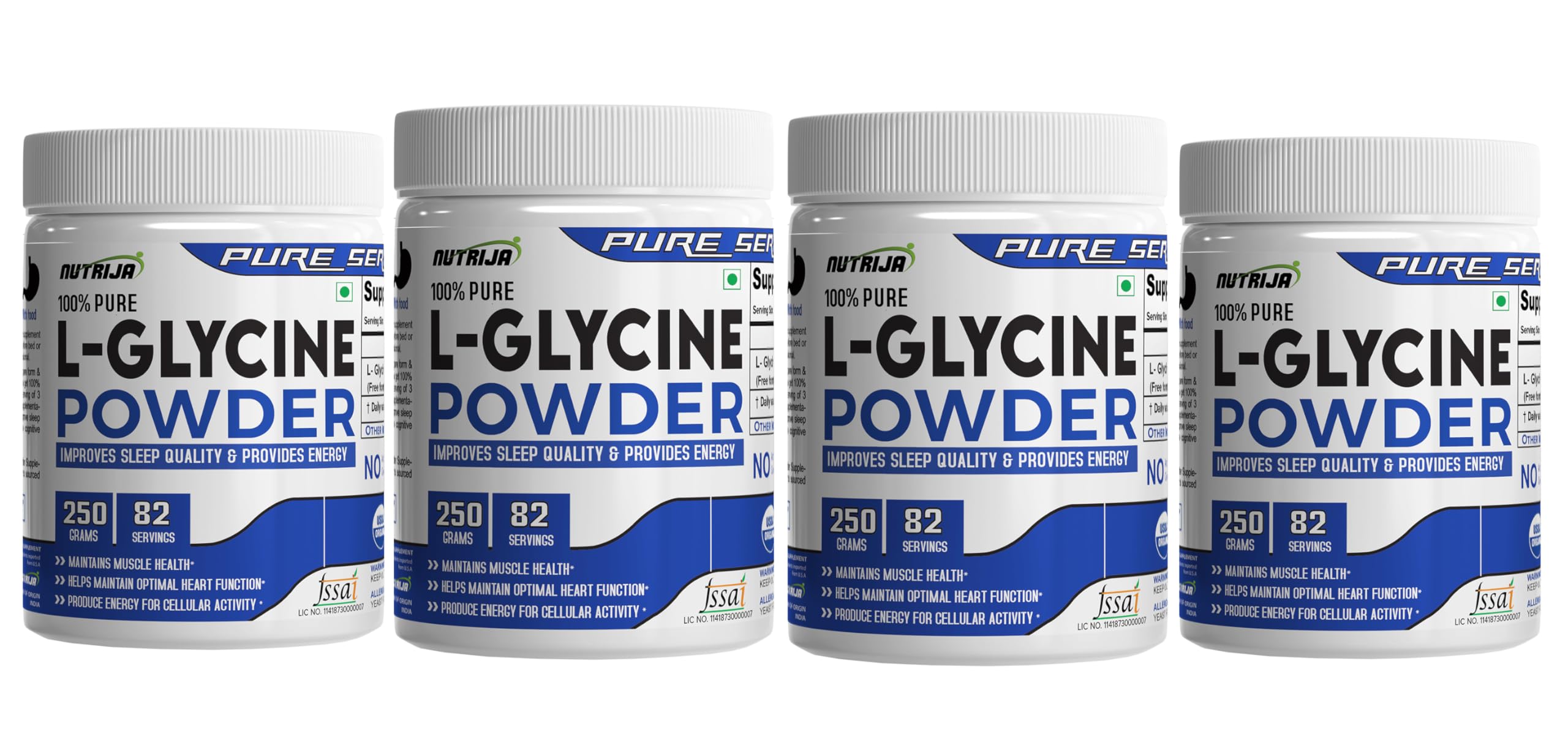 NutriJa L-Glycine Powder 100% Pure 3000mg Per Serving - Support Healthy Sleep | Faster Recovery & Improves Joint Health (1kg) (B0D7TC47QJ) Amazon Price History, Amazon Price Tracker