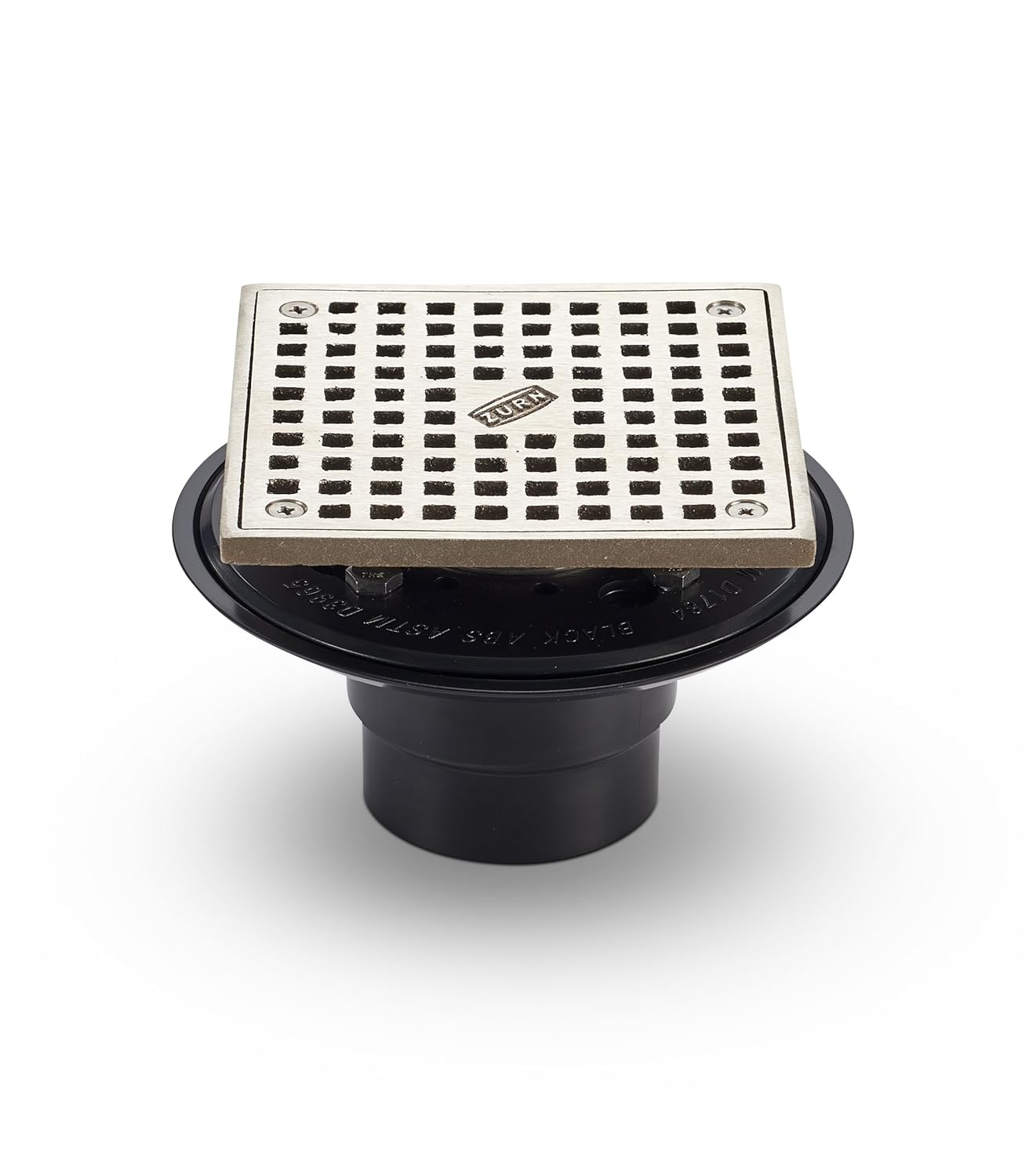 6.5 in. Nickel Coated Cast Iron Shower Drain