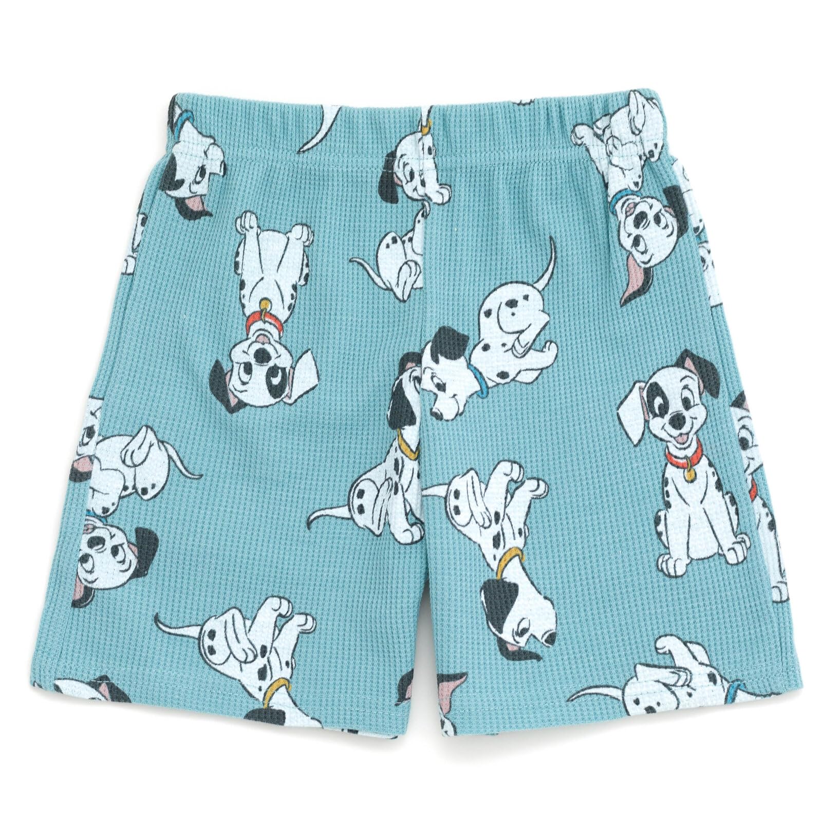 Disney Conjunto de camiseta y pantalones cortos de punto de gofre, para recién nacidos y niños pequeños (de 0 a 3 meses a 5)