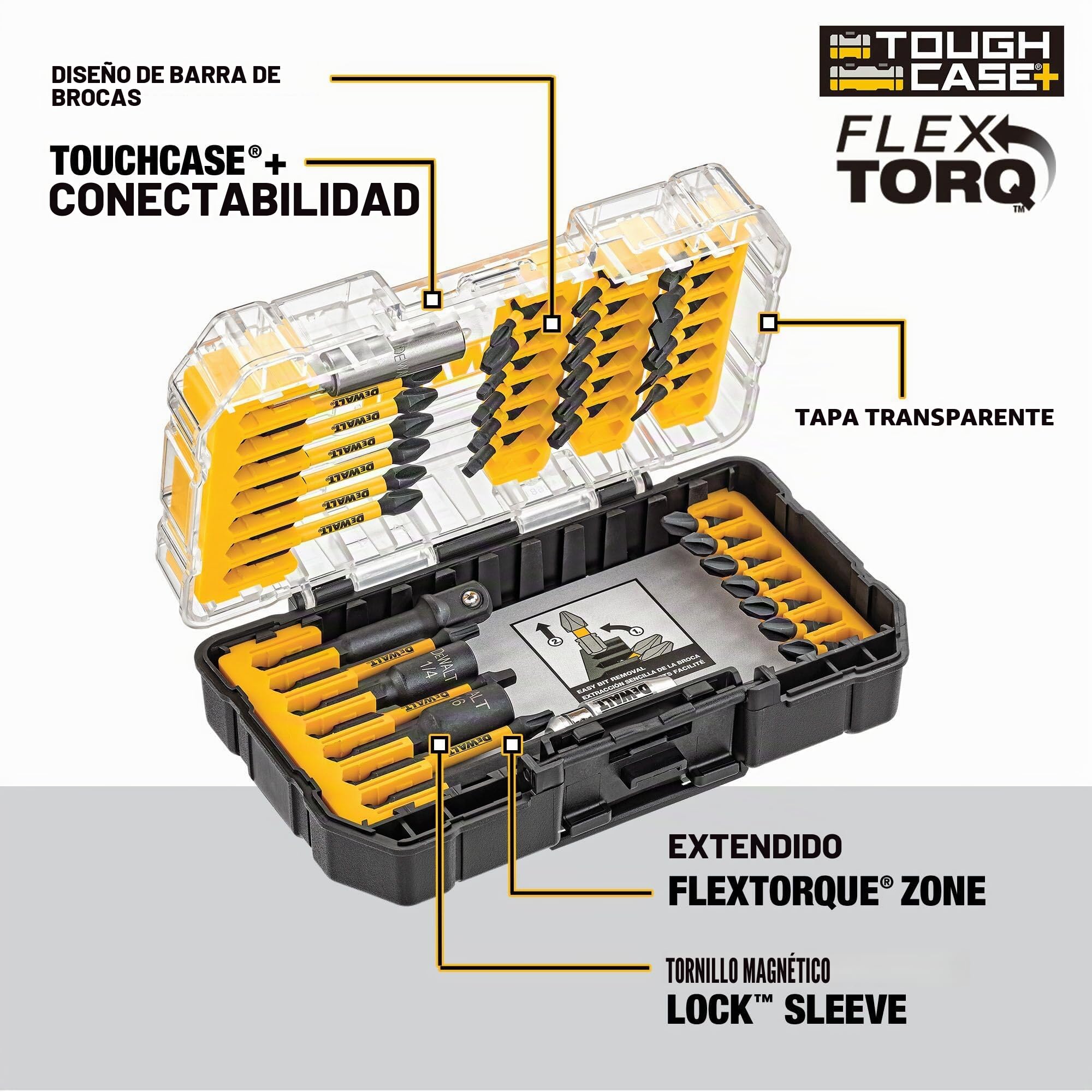 DEWALT DWA2T40IR IMPACT READY FlexTorq Screw Driving Set, 40-Piece by DEWALT