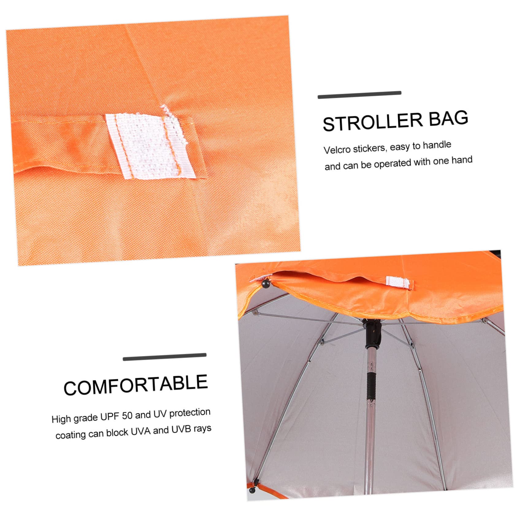2stücke Kinderwagen Regenschirm Mit Uv-schutz Verstellbarer Wasserdichter Sonnenschutz Für Kinderwagen Robuste Langlebige Bauweise Für Sommer Und Regen