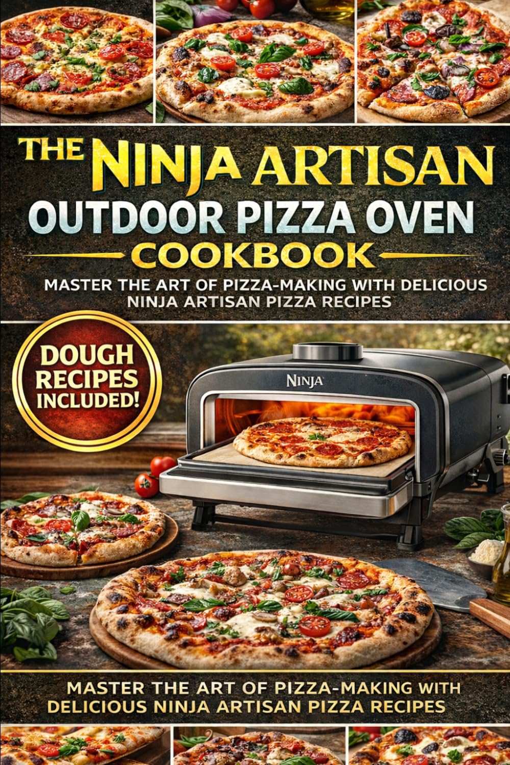 The Complete Ninja Artisan Outdoor Pizza Oven Cookbook: 250+ Restaurant-Quality Recipes for Neapolitan, New York, Thin Crust, Deep Dish, Calzones, Flatbreads & More