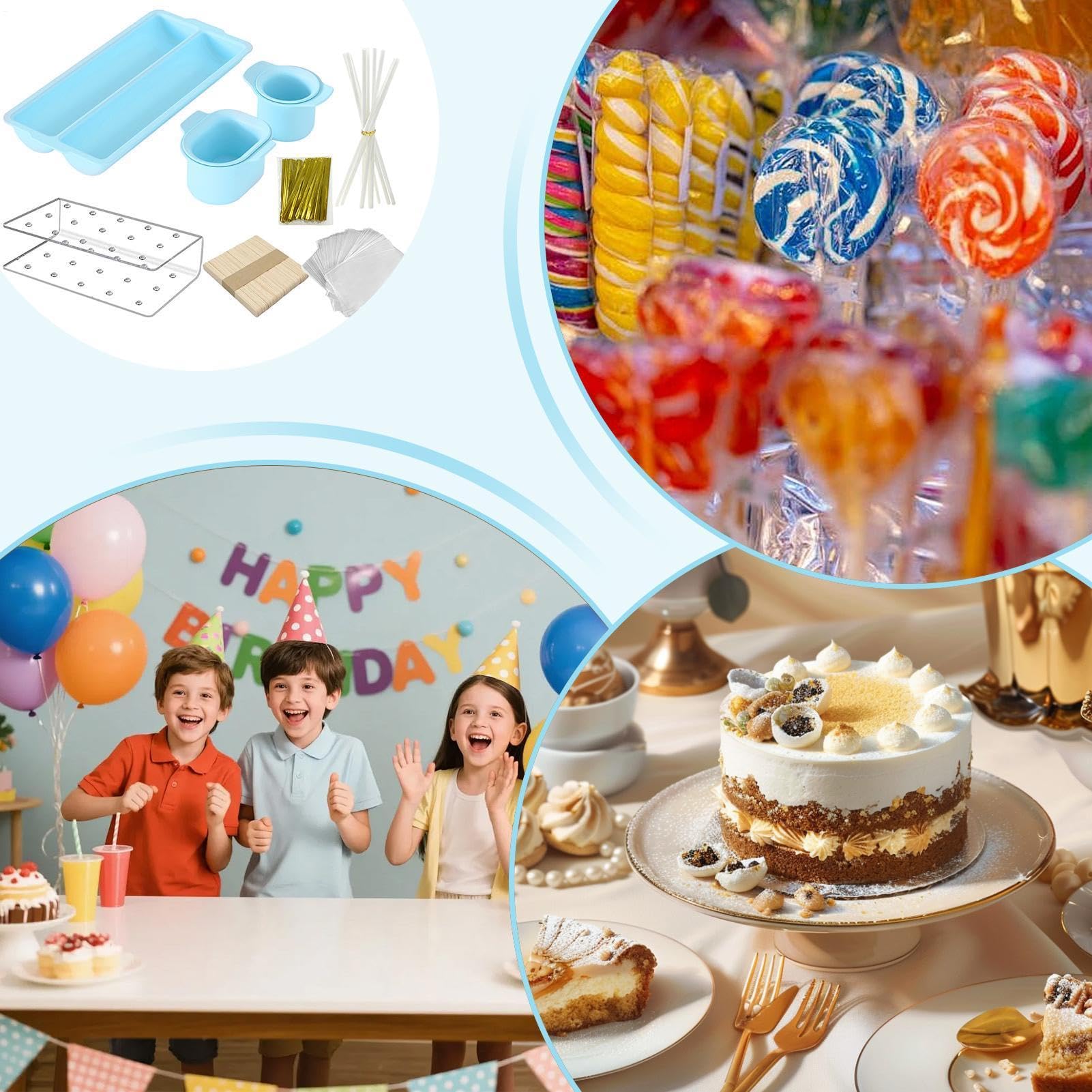 Cake-Pop-Ausstecher Und Drücker-Set Werkzeug-Set Mit Doppeltablett