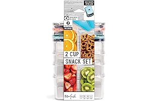 Fit & Fresh Reusable Containers With Ice Packs Optimize Your Delightful Fruity Lunch Ritual