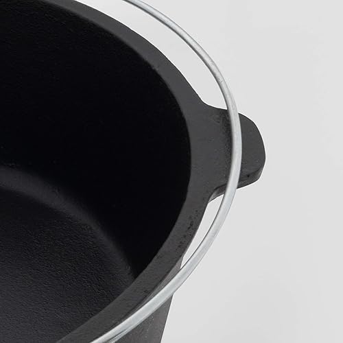 Miniatura 2 de Horno holandés de 6 cuartos de galón con mango y base para patas