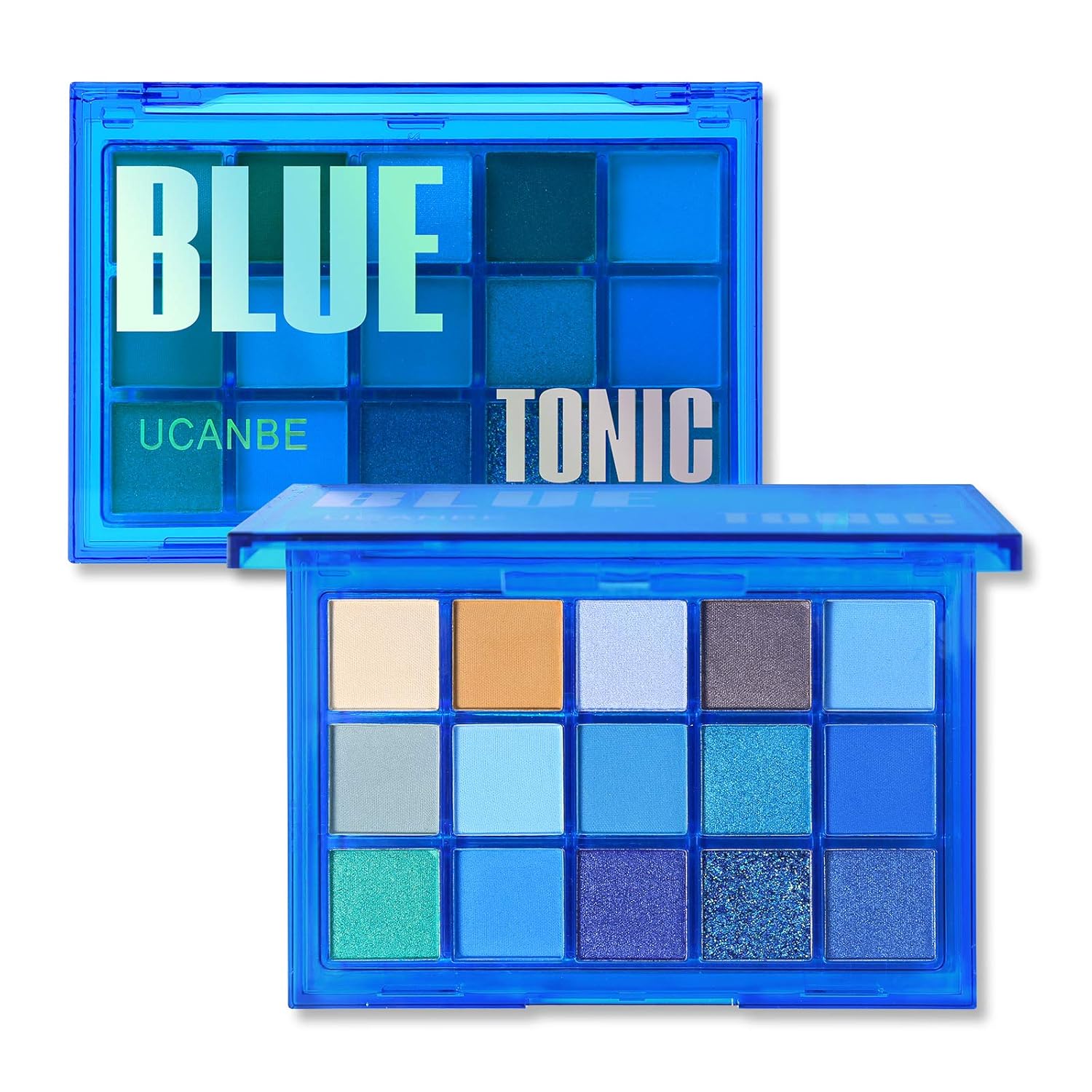 UCANBE Blue Eyeshadow Makeup Palette, Colorful Bright High Pigmented Blue Mint Pastel Matte Glitter Metallic Eyes Shadow Vibrant Creamy Make Up Pallets Kit – Blue Tonic UCANBE Blue Eyeshadow Makeup Palette, Colorful Bright High Pigmented Blue Mint Pastel Matte Glitter Metallic Eyes Shadow Vibrant Creamy Make Up Pallets Kit – Blue Tonic